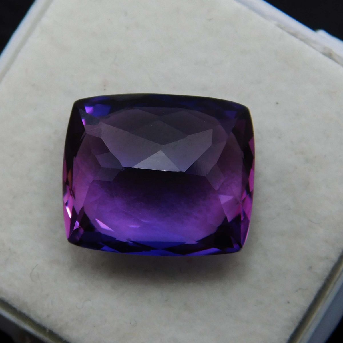 Natural Purple Tanzanite 9.30 Ct Cushion Cut CERTIFIED Loose Gemstone Ring Size