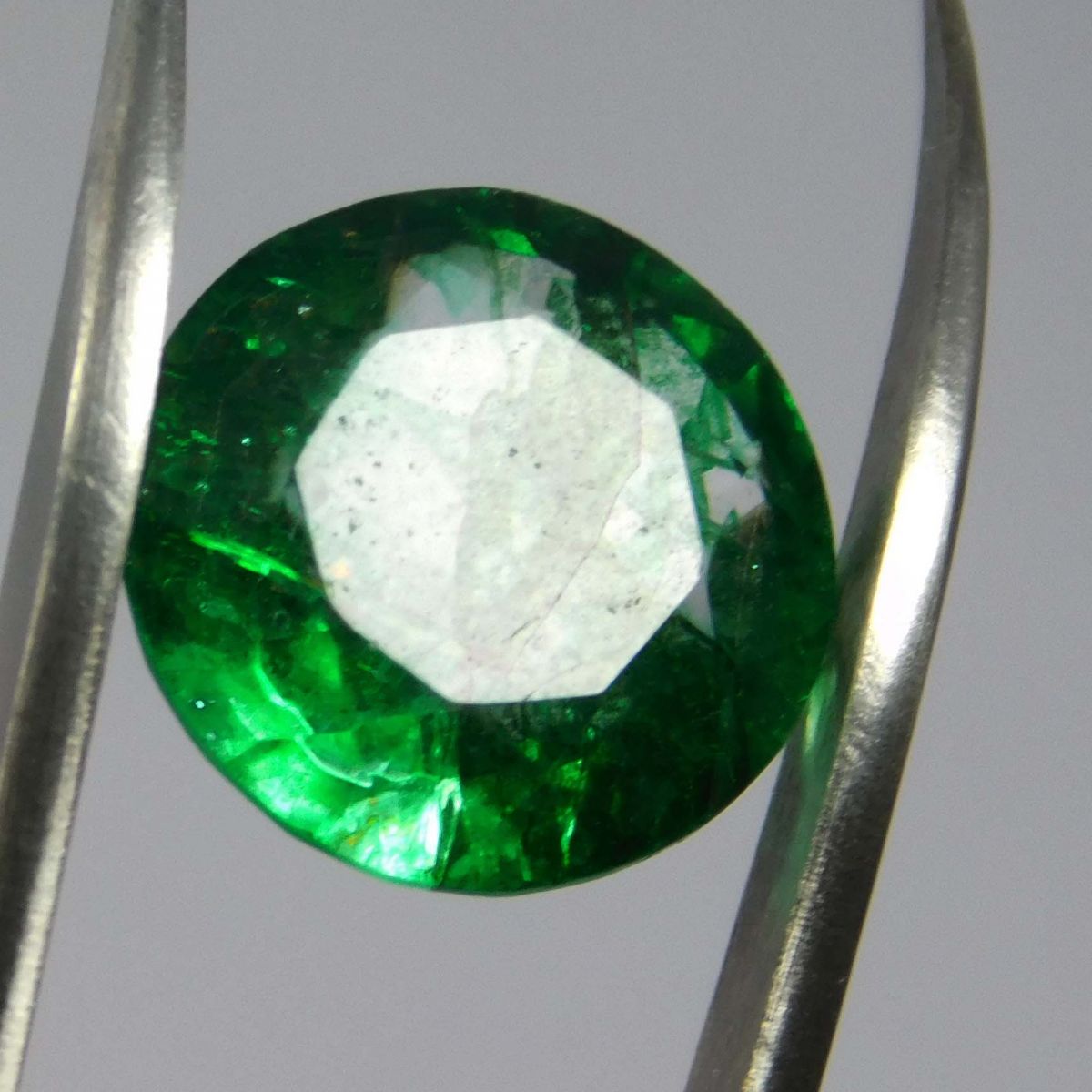 6.64 Carat Natural CERTIFIED Emerald Round Cut Green Colombian Loose Gemstone