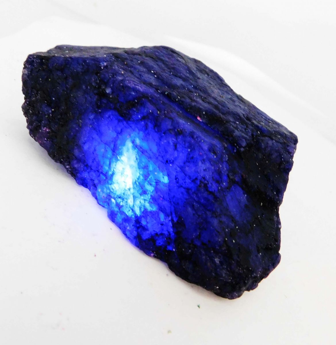 Huge Rough Blue Sapphire CERTIFEID 650.00 Ct Natural Earth Mined Loose Gemstone