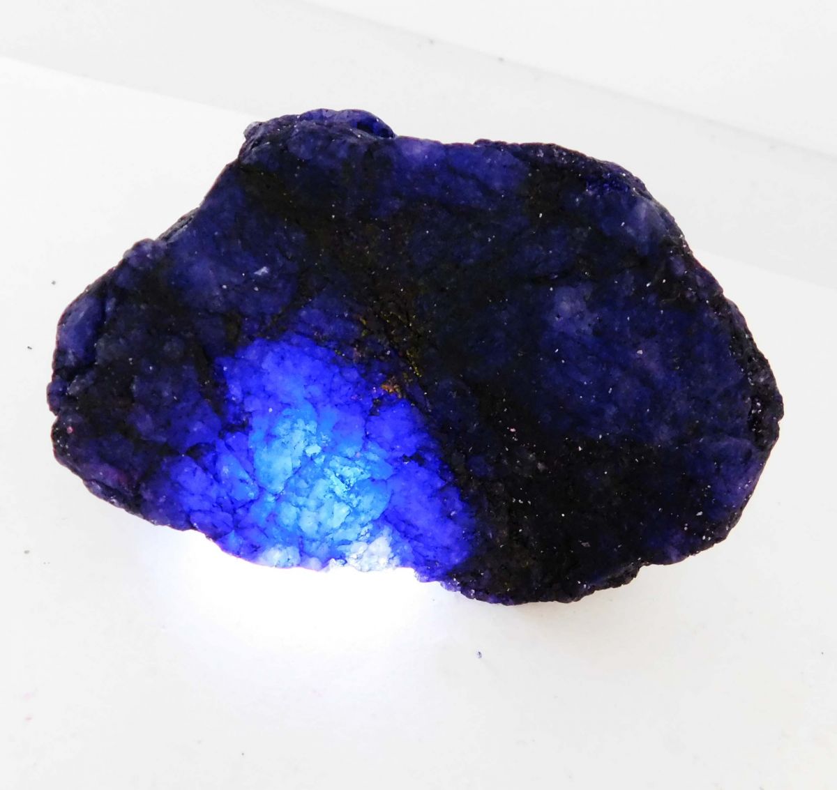 Huge Rough Blue Sapphire CERTIFEID 650.00 Ct Natural Earth Mined Loose Gemstone