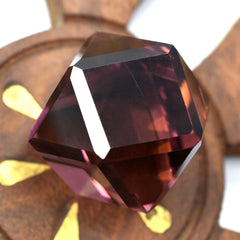 110.54 Ct Padparadscha Sapphire Lab-Created Loose Gemstone Fancy Cut CERTIFIED