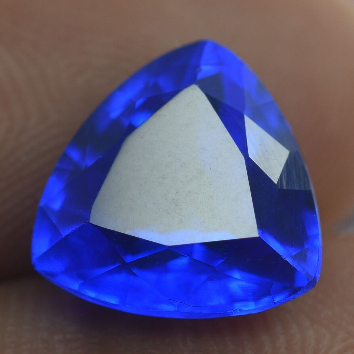 5.80 Ct Natural Tanzanite BLUE-COLOR Trillion Shape CERTIFIED Loose Gemstone