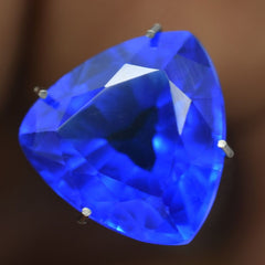 5.80 Ct Natural Tanzanite BLUE-COLOR Trillion Shape CERTIFIED Loose Gemstone