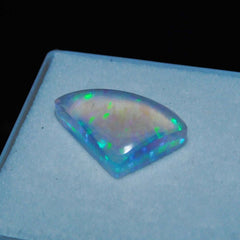 10 Ct Fire OPAL DOUBLET Cabochon Shape Certified Loose Gemstone