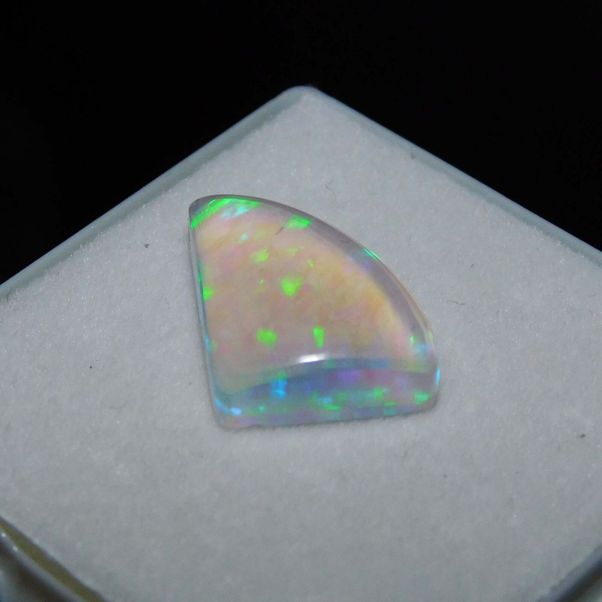 10 Ct Fire OPAL DOUBLET Cabochon Shape Certified Loose Gemstone