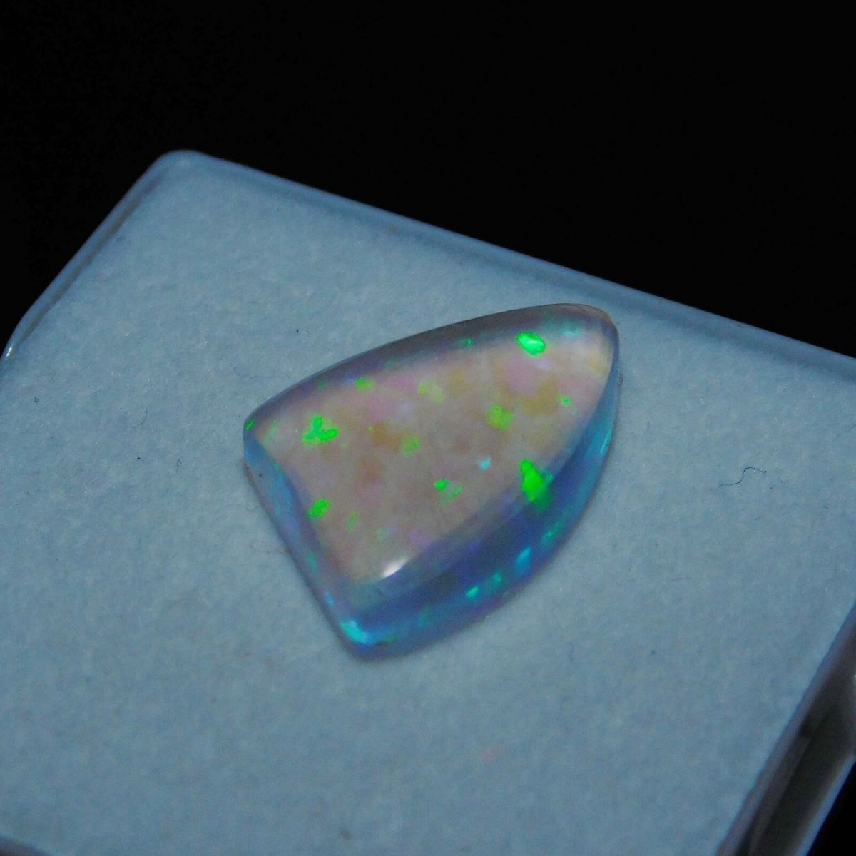 10 Ct Fire OPAL DOUBLET Cabochon Shape Certified Loose Gemstone