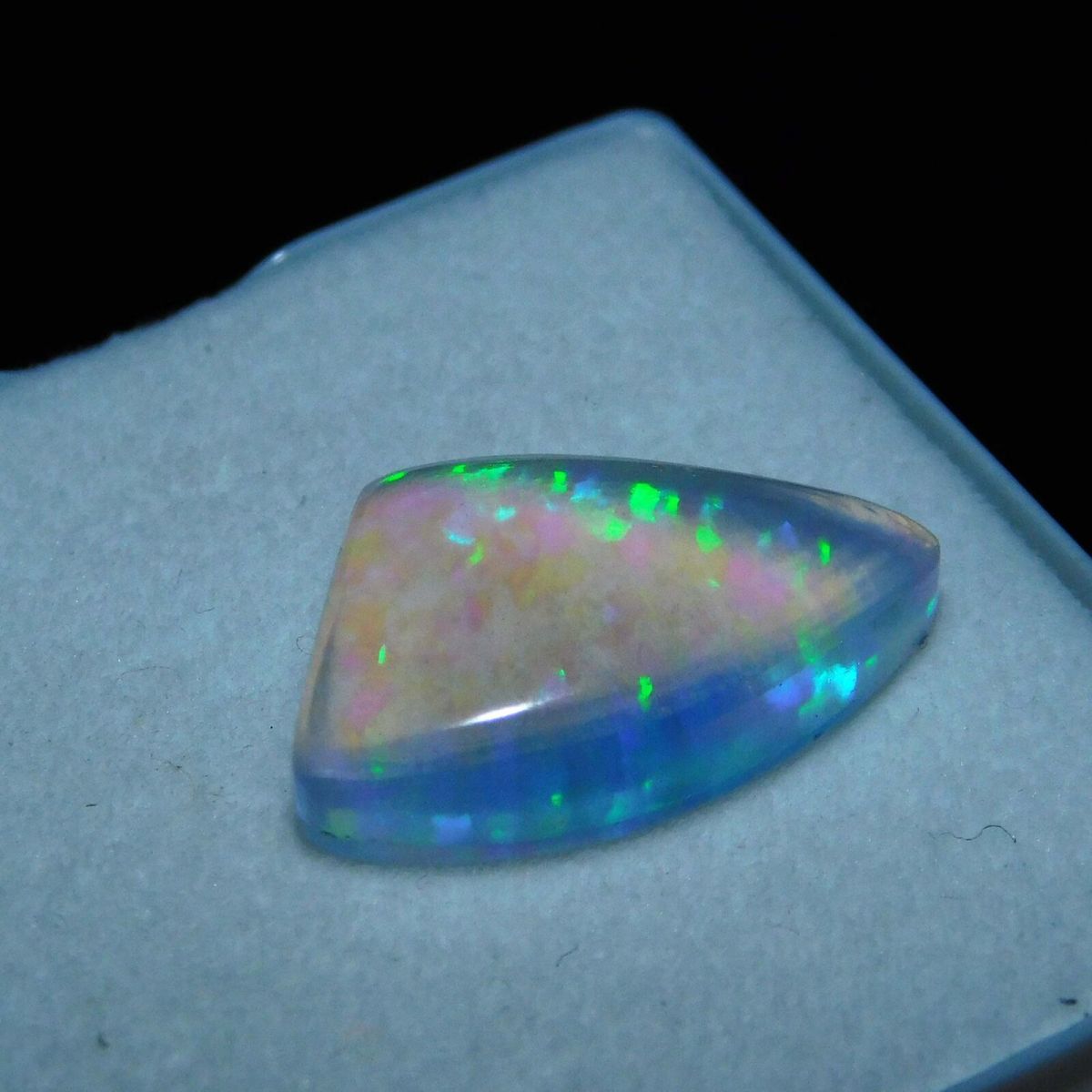 10 Ct Fire OPAL DOUBLET Cabochon Shape Certified Loose Gemstone