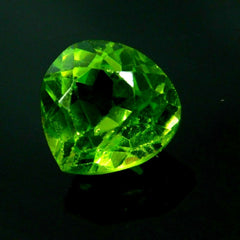 8.58 Ct Natural Green PEAR SHAPE Peridot Loose Gemstone CERTIFIED