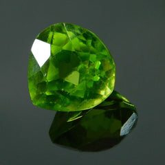 8.58 Ct Natural Green PEAR SHAPE Peridot Loose Gemstone CERTIFIED