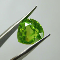 8.58 Ct Natural Green PEAR SHAPE Peridot Loose Gemstone CERTIFIED