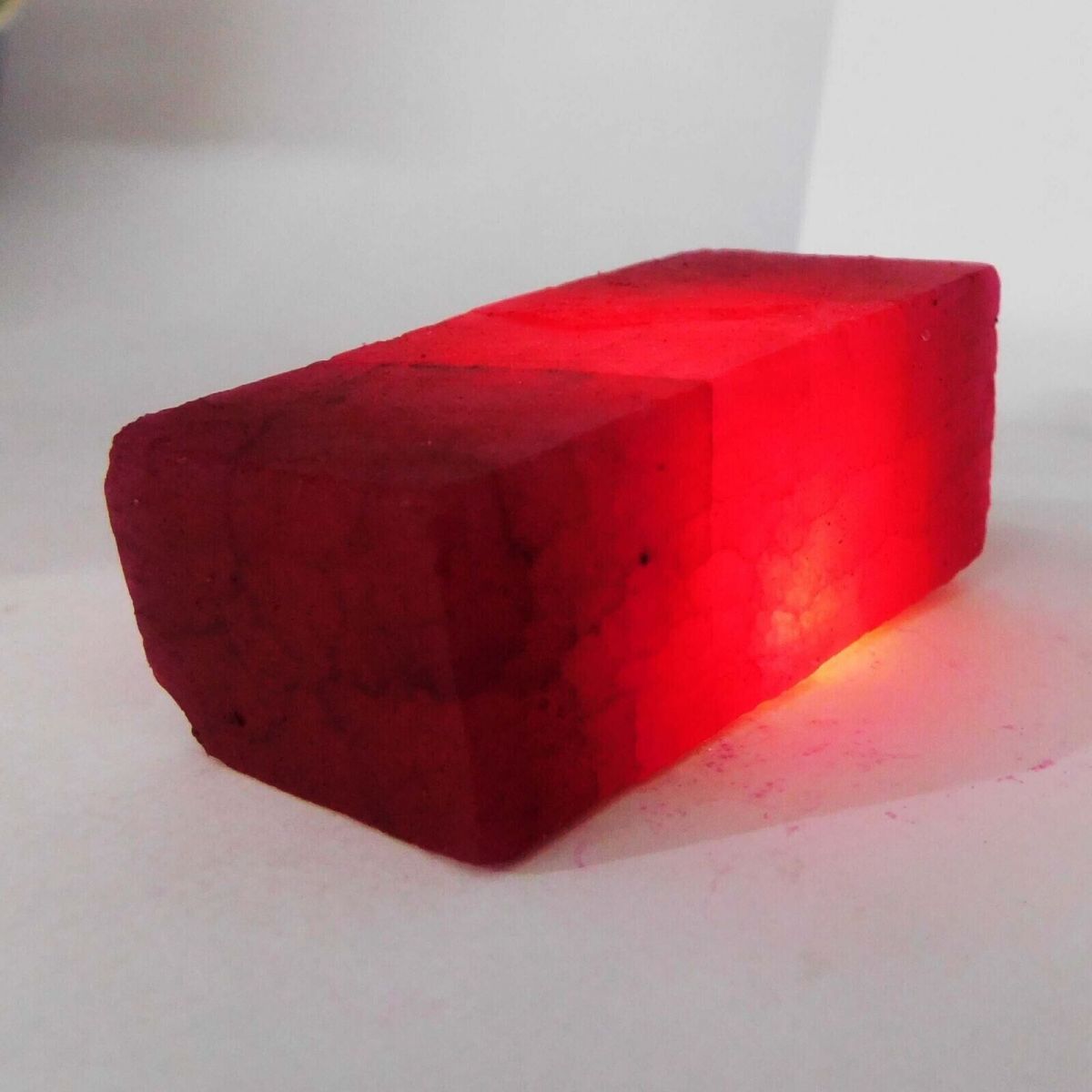 335 Ct Natural Ruby Red Rough Earth Mined CERTIFIED For Jewellary Loose Gemstone