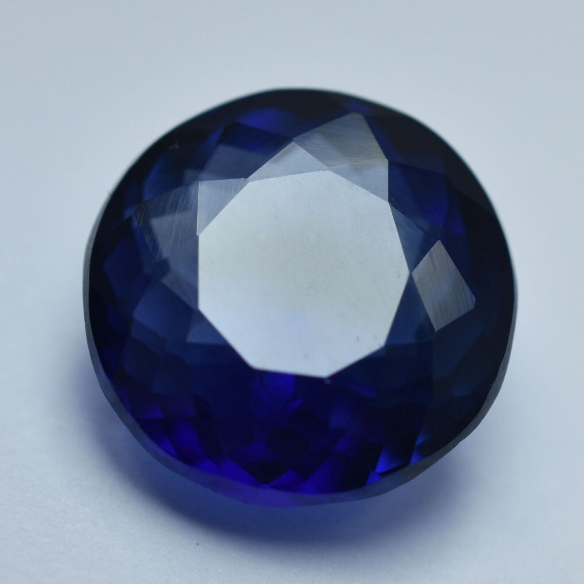 AAA+ 6.21 Carat Natural CERTIFIED Loose Gemstone SAPPHIRE Blue stunning ROUND CUT