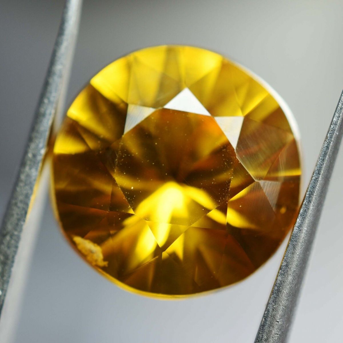 Round Cut Natural YELLOW Ceylon SAPPHIRE 8.46 Ct CERTIFIED  Loose Gemstone