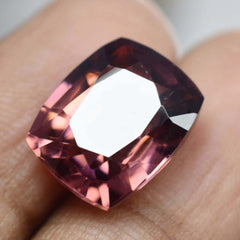 10.75 Ct Natural Padparadscha Sapphire Rare Cushion Cut CERTIFIED Loose Gemstone