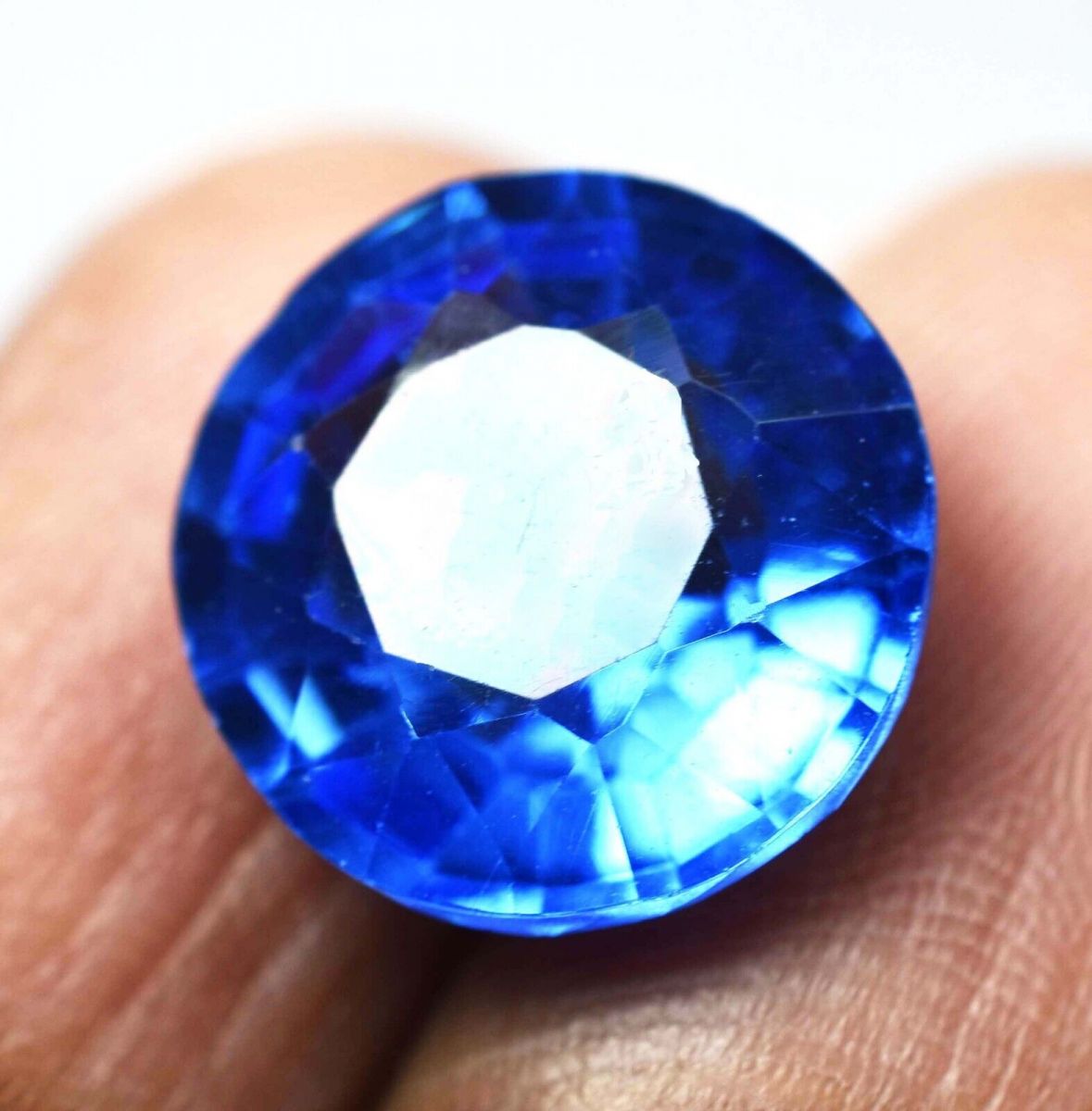 9.00 Ct Natural CERTIFIED TANZANITE Blue Round Shape Loose Gemstone Ring Size