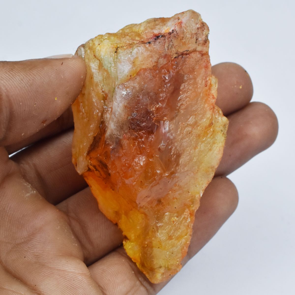 Yellow Sapphire Uncut Raw 480.30 Carat Natural CERTIFIED Rough Loose Gemstone