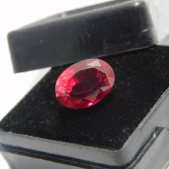 Beautiful Ring Size CERTIFIED 4.75 Ct Oval Cut Red Ruby Natural Loose Gemstone