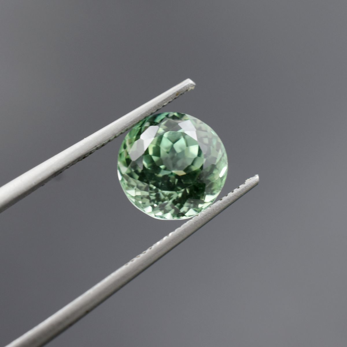 Round Cut Natural Bluish Green Sapphire 4.95 Carat CERTIFIED Loose Gemstone