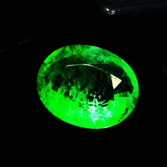 4 Carat CERTIFIED Oval Shape Natural Green Emerald Loose Gemstone Ring Size