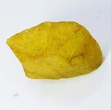 74.6 Ct Natural Yellow Sapphire Earth Mined CERTIFIED Rough Huge Loose Gemstone