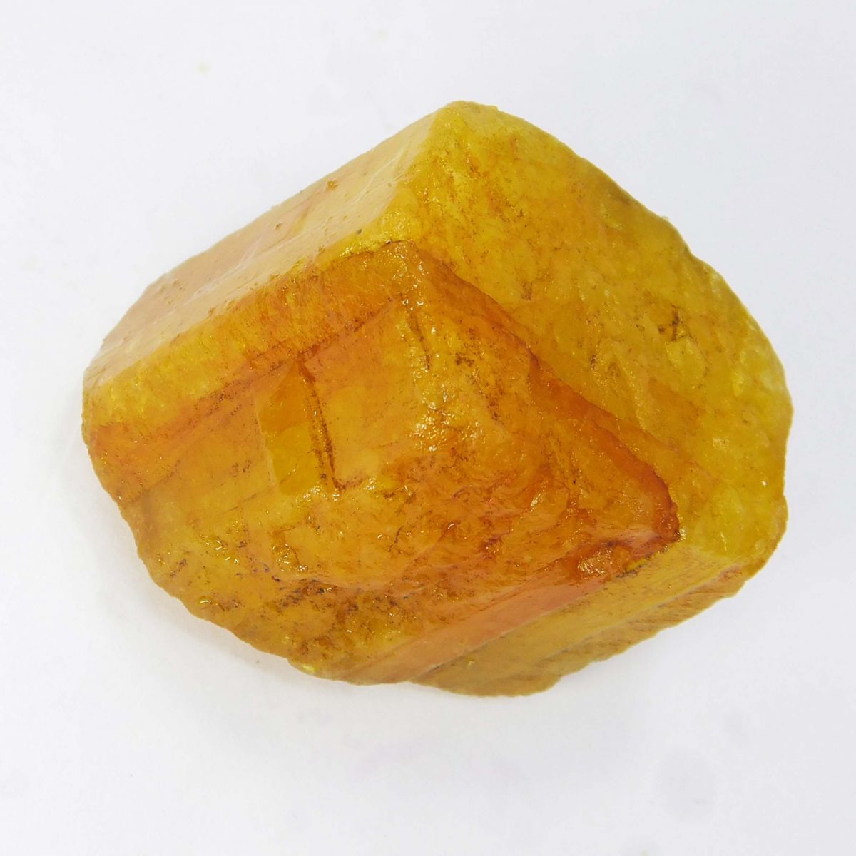 249 Ct Natural Yellow Sapphire  Earth Mined Loose Gemstone Huge Rough CERTIFIED