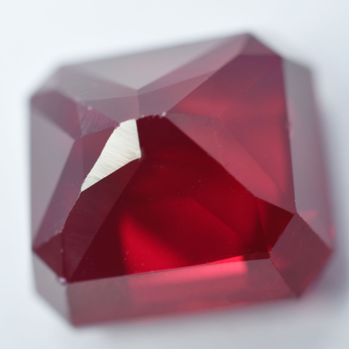 Square Cut Bloody Red 14.05 Ct Natural Ruby CERTIFIED Loose Gemstone Ring Size