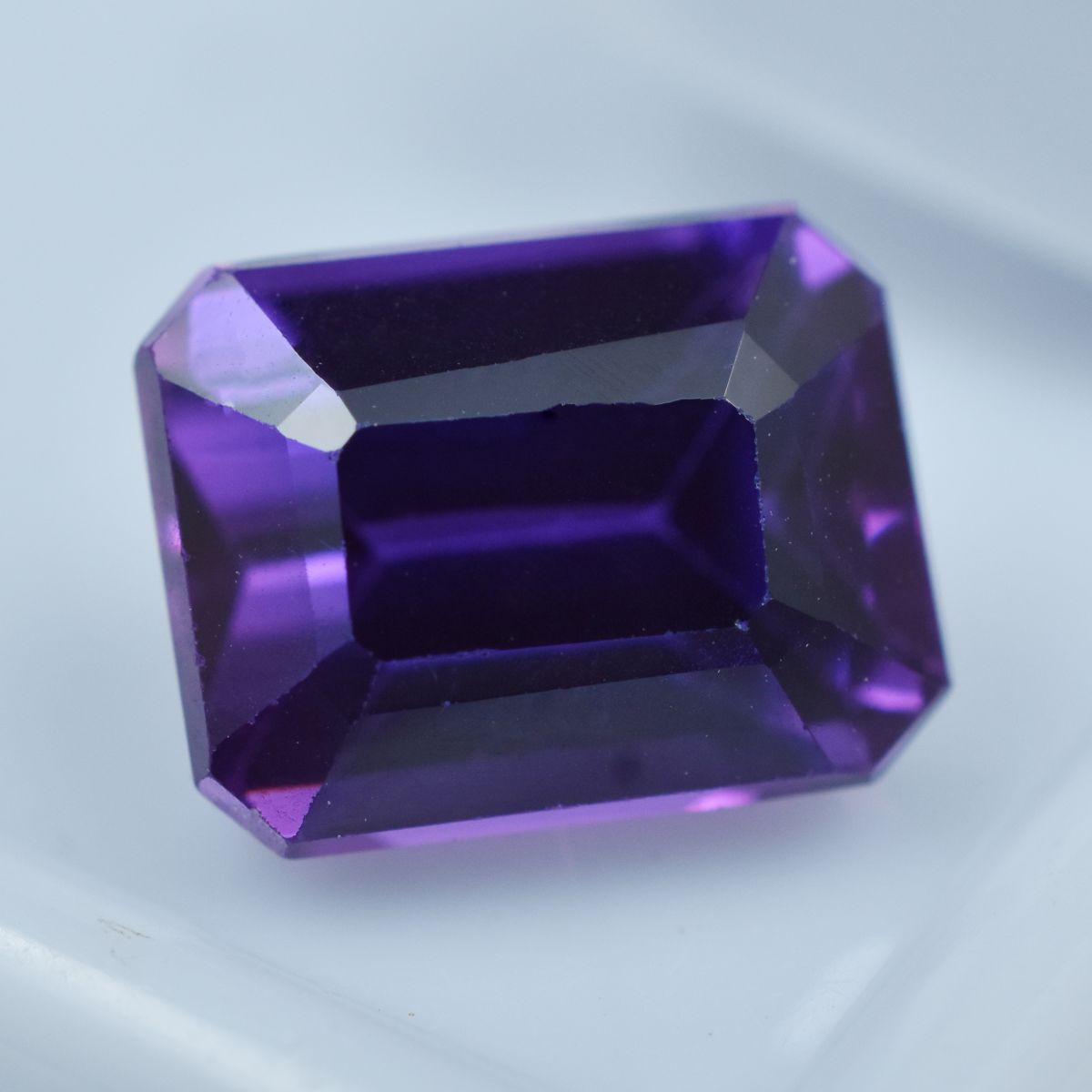 Natural CERTIFIED Purple Tanzanite 5.10 Ct Emerald Shape Loose Gemstone