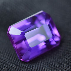 Natural CERTIFIED Purple Tanzanite 5.10 Ct Emerald Shape Loose Gemstone