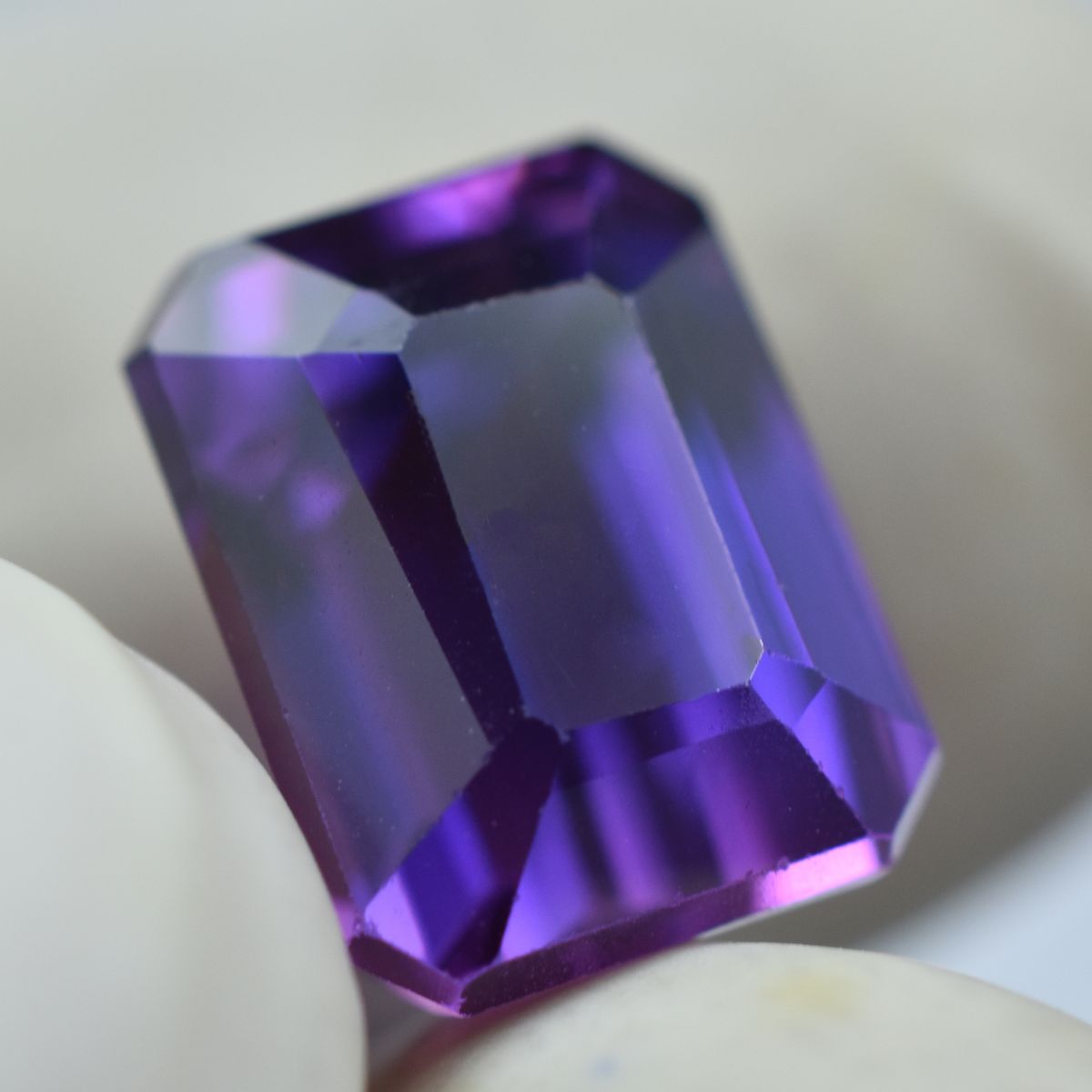 Natural CERTIFIED Purple Tanzanite 5.10 Ct Emerald Shape Loose Gemstone