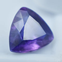 Natural Purple Tanzanite CERTIFIED 2.75 Ct Trillion Cut Loose Gemstone