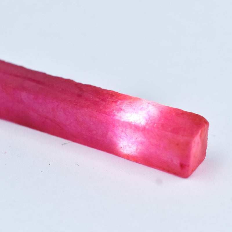 Red Ruby Rough close-up macro shot highlighting natural inclusions