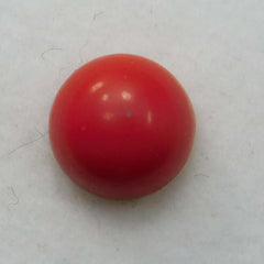 2.50 Ct Natural Italian Red Coral Loose Gemstone Cabochon Round Cut CERTIFIED