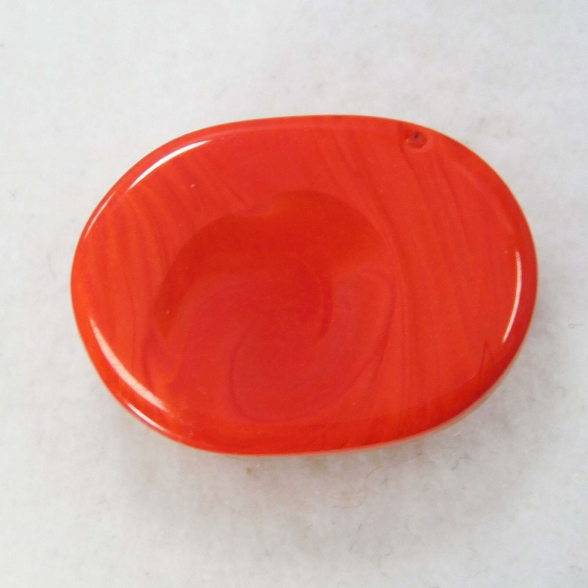 Natural 10 Ct Natural Cabochon Oval Cut Italian Red Coral Loose Gemstone