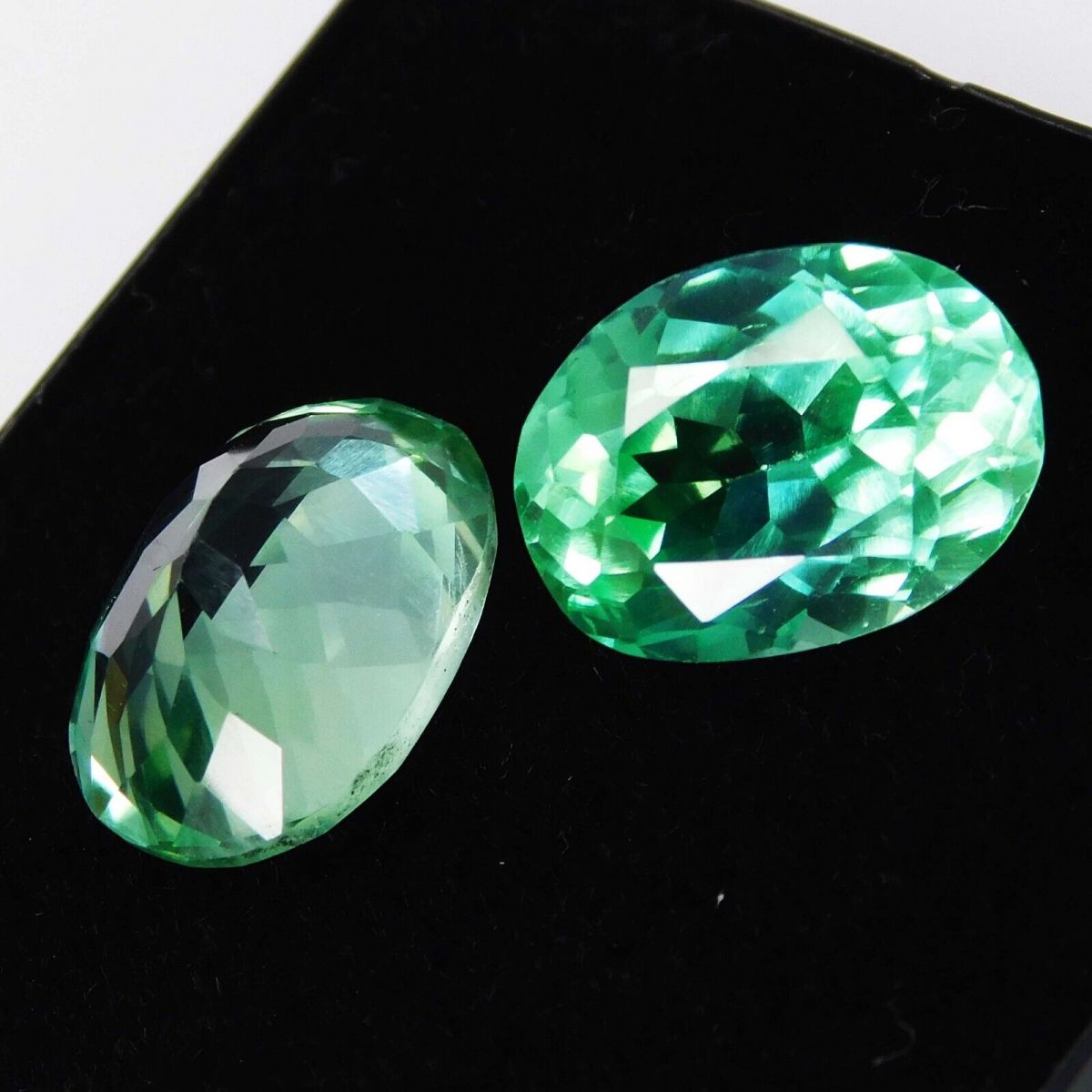 16 Ct Natural Grandidierite Oval Cut Bluish Green CERTIFIED Loose Gemstone Pair