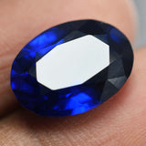 8.75 Ct Natural Ceylon Sapphire CERTIFIED Loose Gemstone Blue Oval Cut