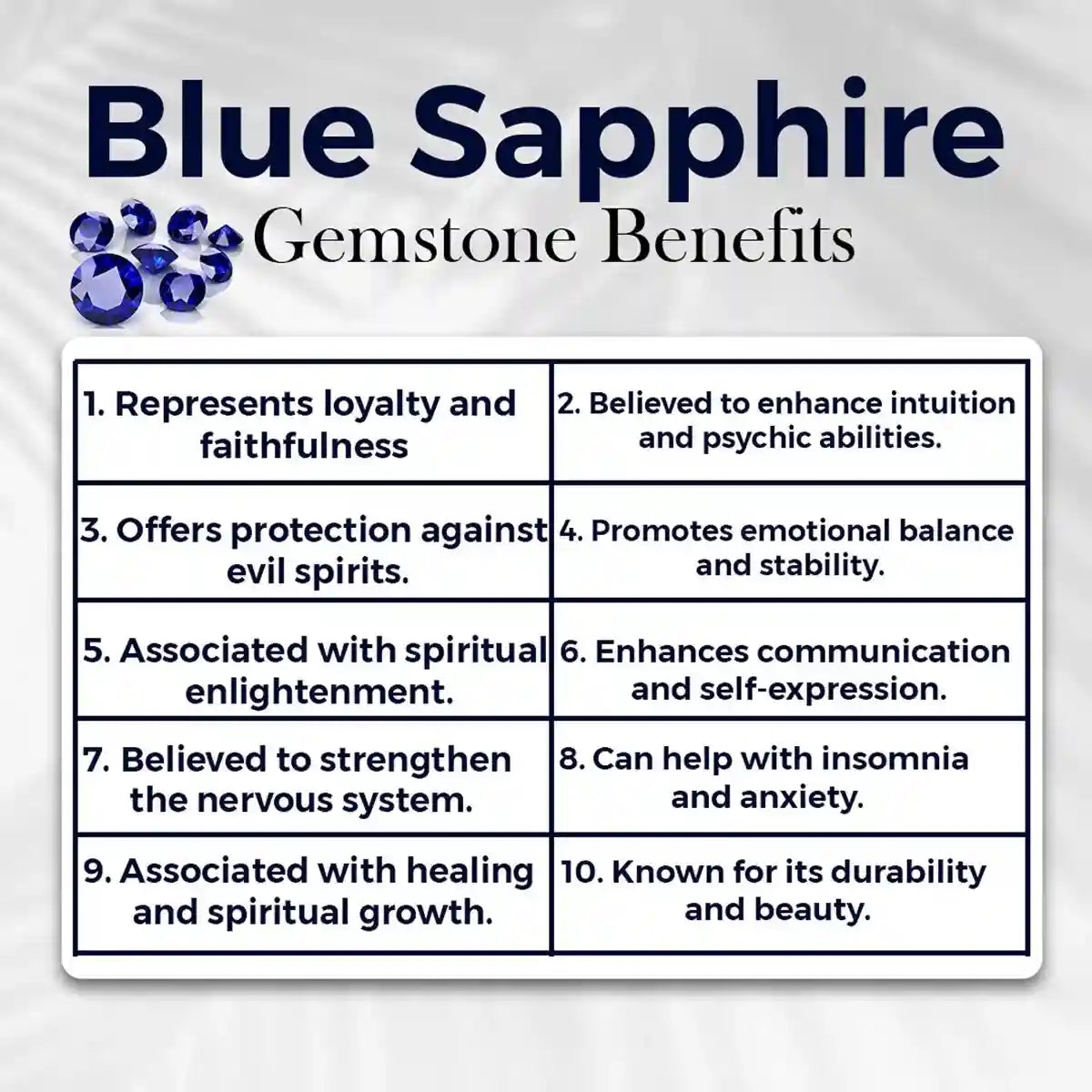 natural sapphire rock