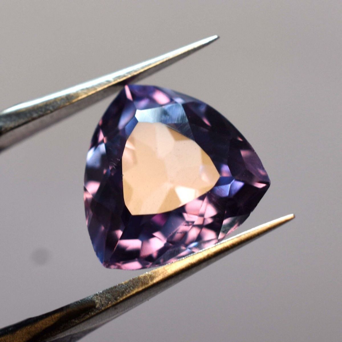 NATURAL ALEXANDRITE Color Change Trillion Cut 5.20 Ct Loose Gemstone CERTIFIED