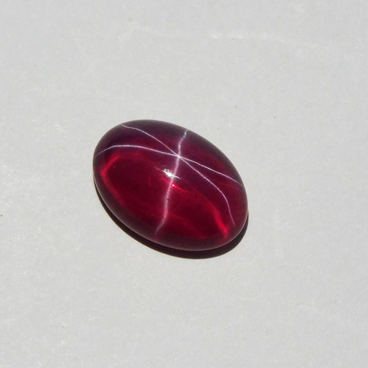 Natural CERTIFIED 9.40 Ct Loose Gemstone RED Oval Shape Stunning Star Ruby