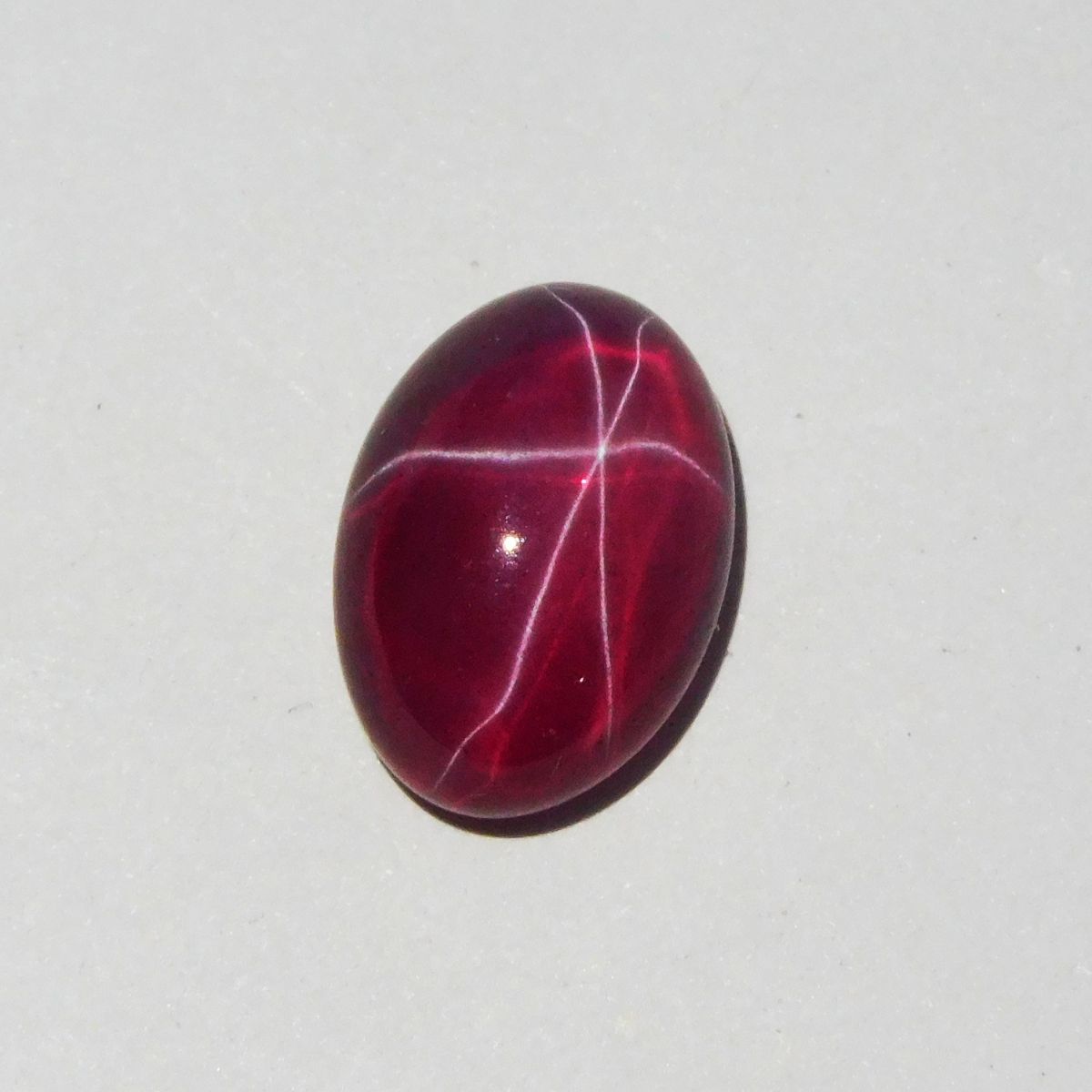 Natural CERTIFIED 9.40 Ct Loose Gemstone RED Oval Shape Stunning Star Ruby