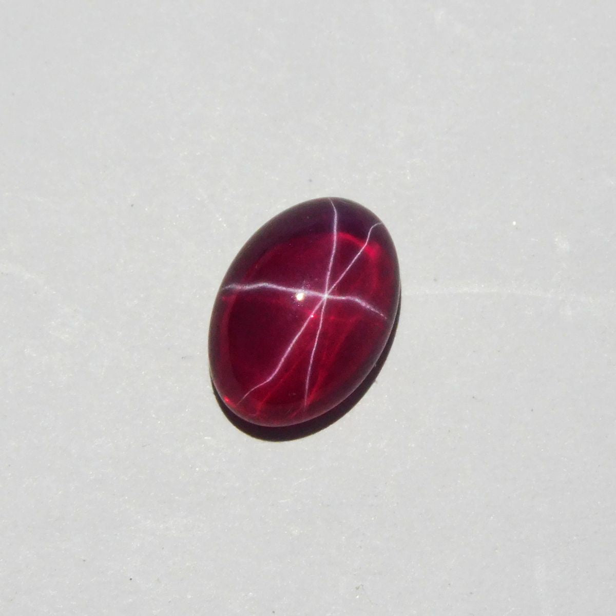 Natural CERTIFIED 9.40 Ct Loose Gemstone RED Oval Shape Stunning Star Ruby