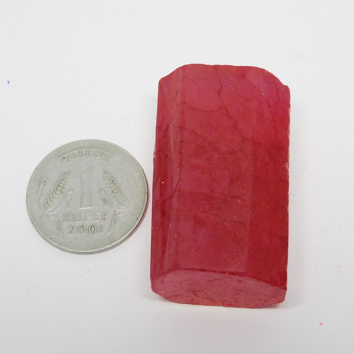 Natural Red Ruby Rough 252.30 Carat Earth Mined Huge Loose Gemstone CERTIFIED