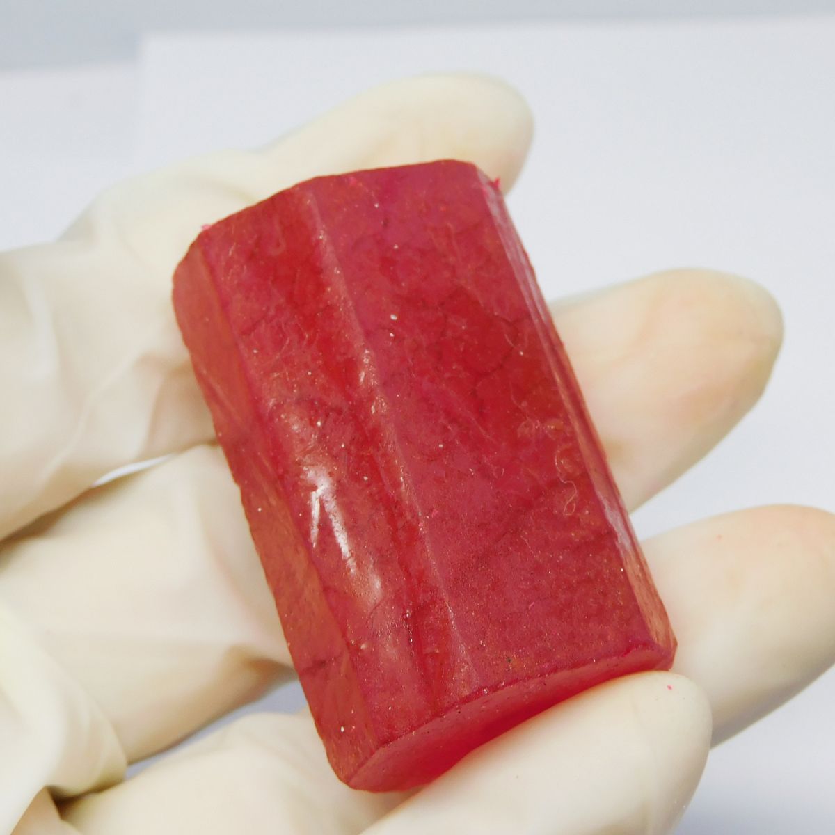 Natural Red Ruby Rough 252.30 Carat Earth Mined Huge Loose Gemstone CERTIFIED