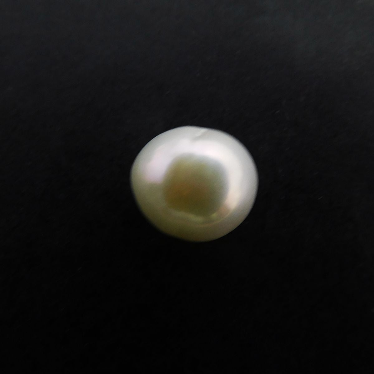 4.10 Ct Sea Pearl Natural White Mabe Loose Gemstone CERTIFIED Perfect Round Cut