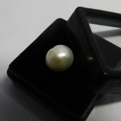 4.10 Ct Sea Pearl Natural White Mabe Loose Gemstone CERTIFIED Perfect Round Cut