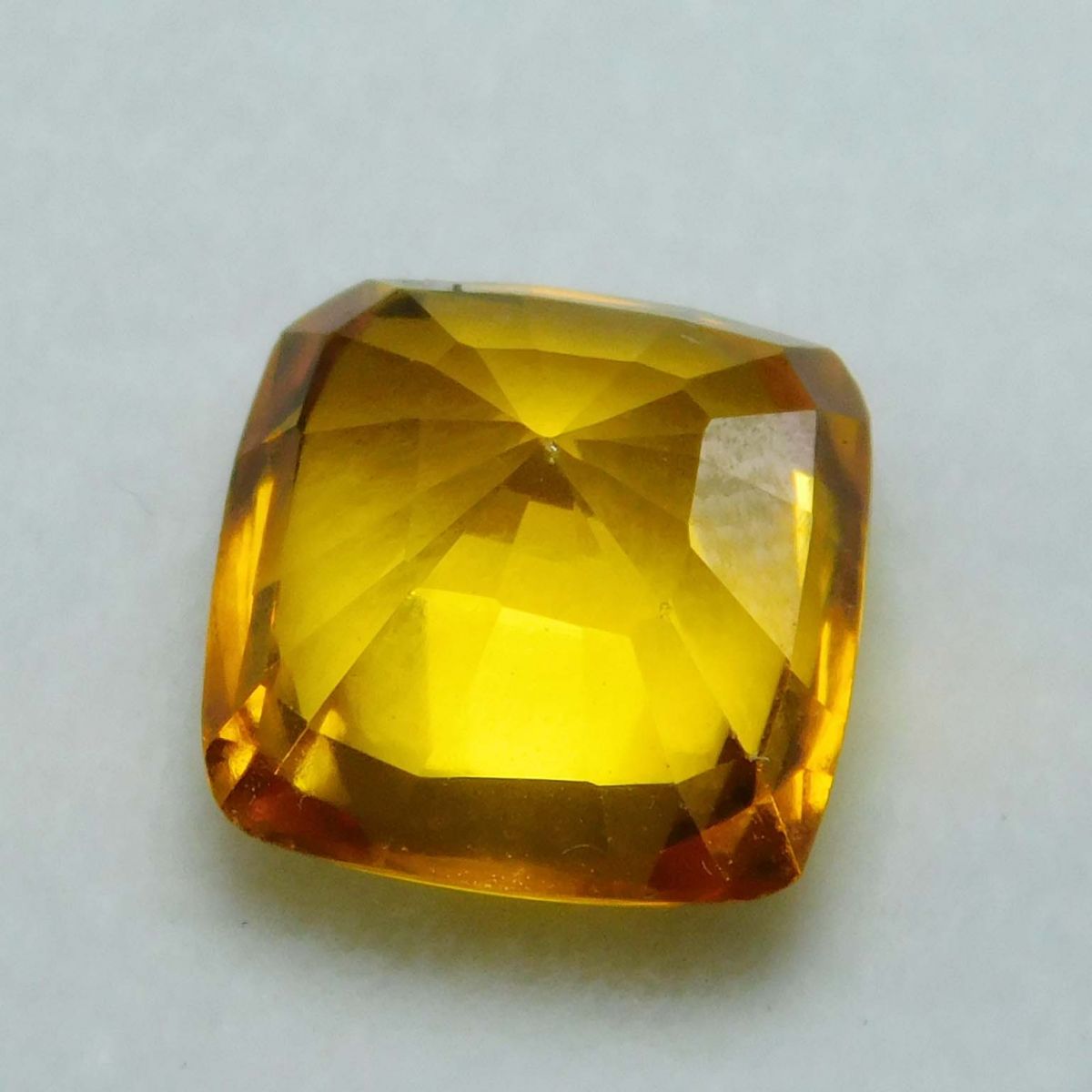 9.20 Carat Natural Sapphire Yellow Color Cushion Shape CERTIFIED Loose Gemstone