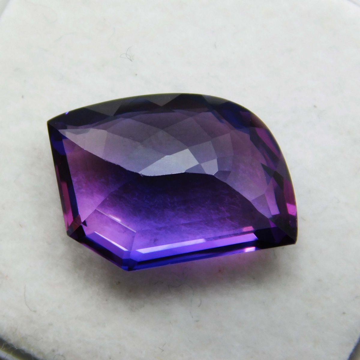 7.65 Ct Fancy Cut Extremely Rare Natural Purple Tanzanite CERTIFIED Loose Gem