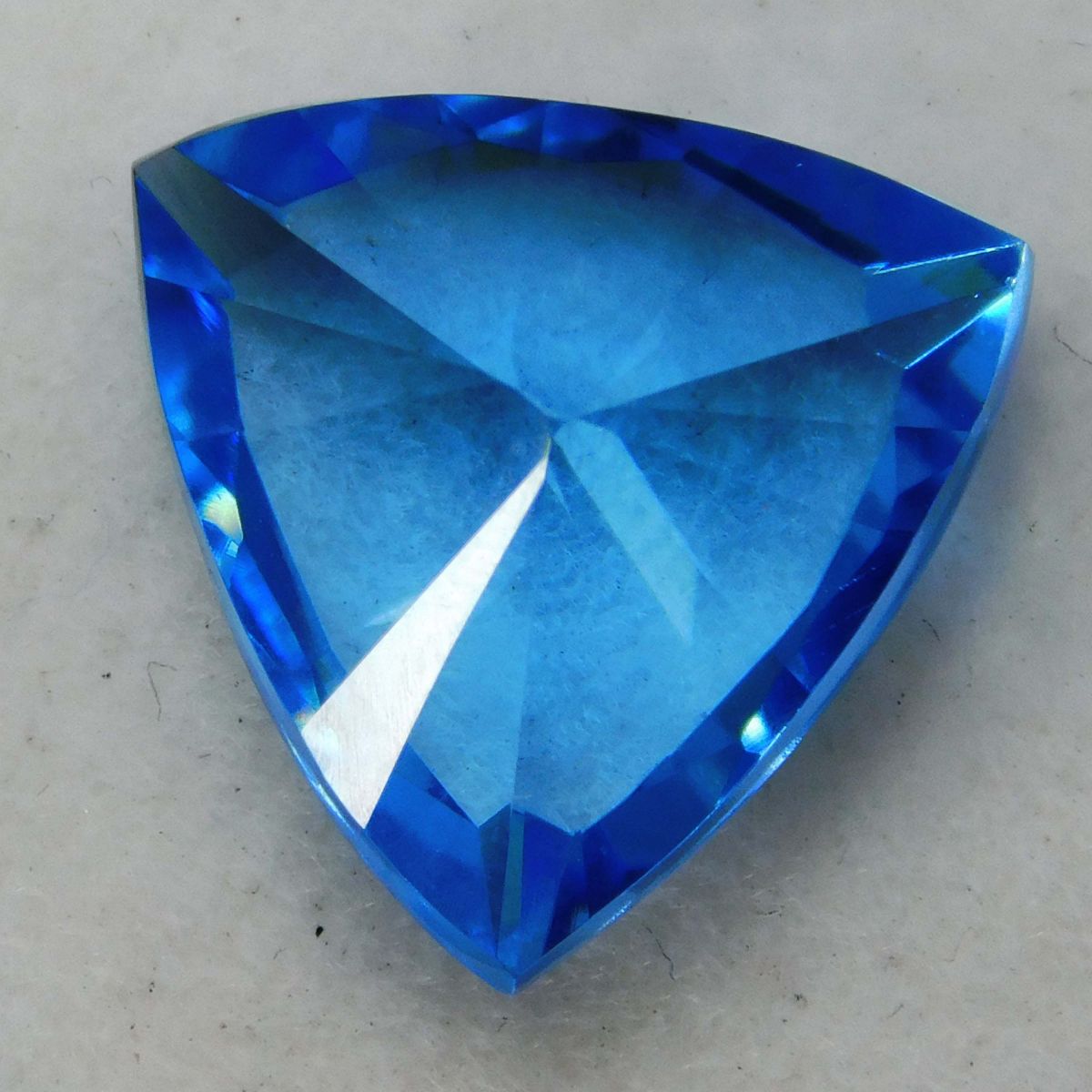 Sapphire Blue Natural A+ Quality 9.80 Ct Trillion Cut CERTIFIED Loose Gemstone