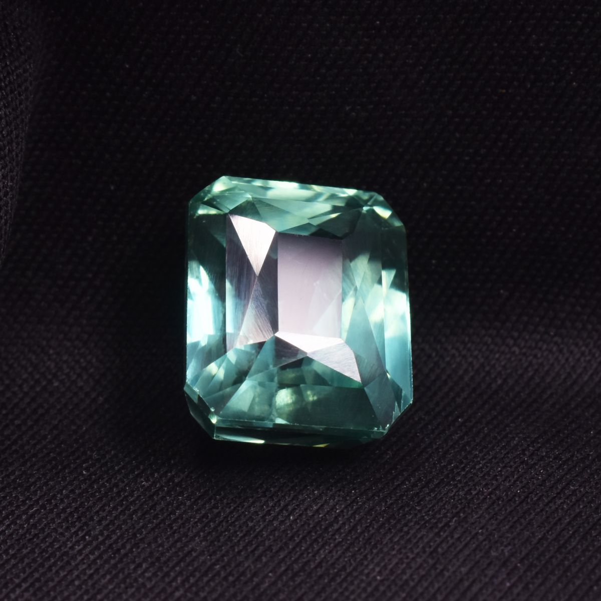 18.60 Ct Emerald MONTANA  Natural Bluish Green Sapphire CERTIFIED Loose Gemstone