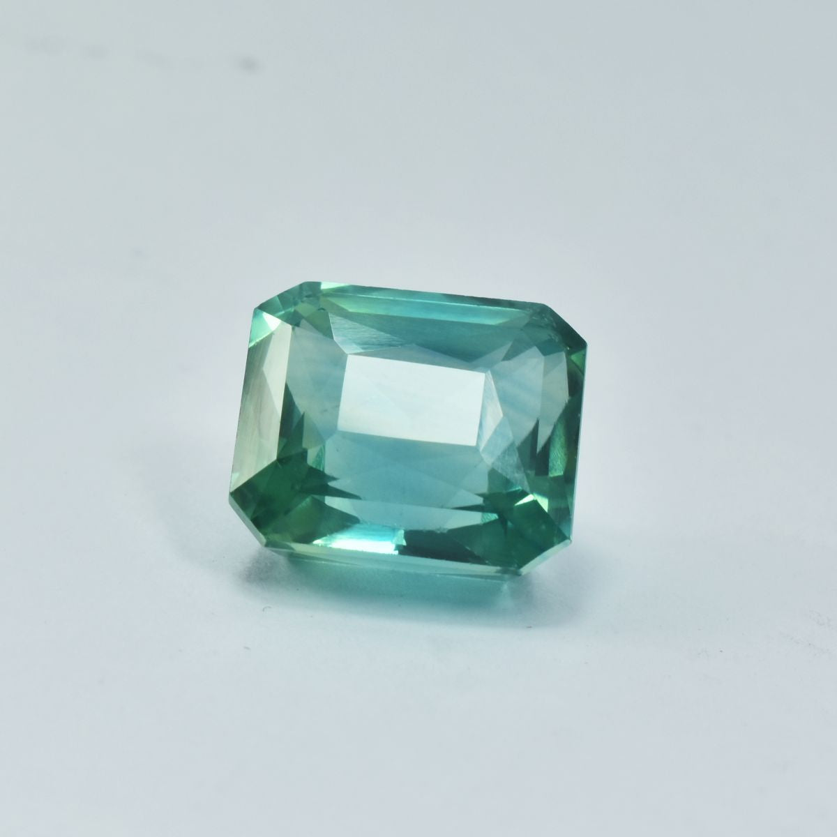 18.60 Ct Emerald MONTANA  Natural Bluish Green Sapphire CERTIFIED Loose Gemstone