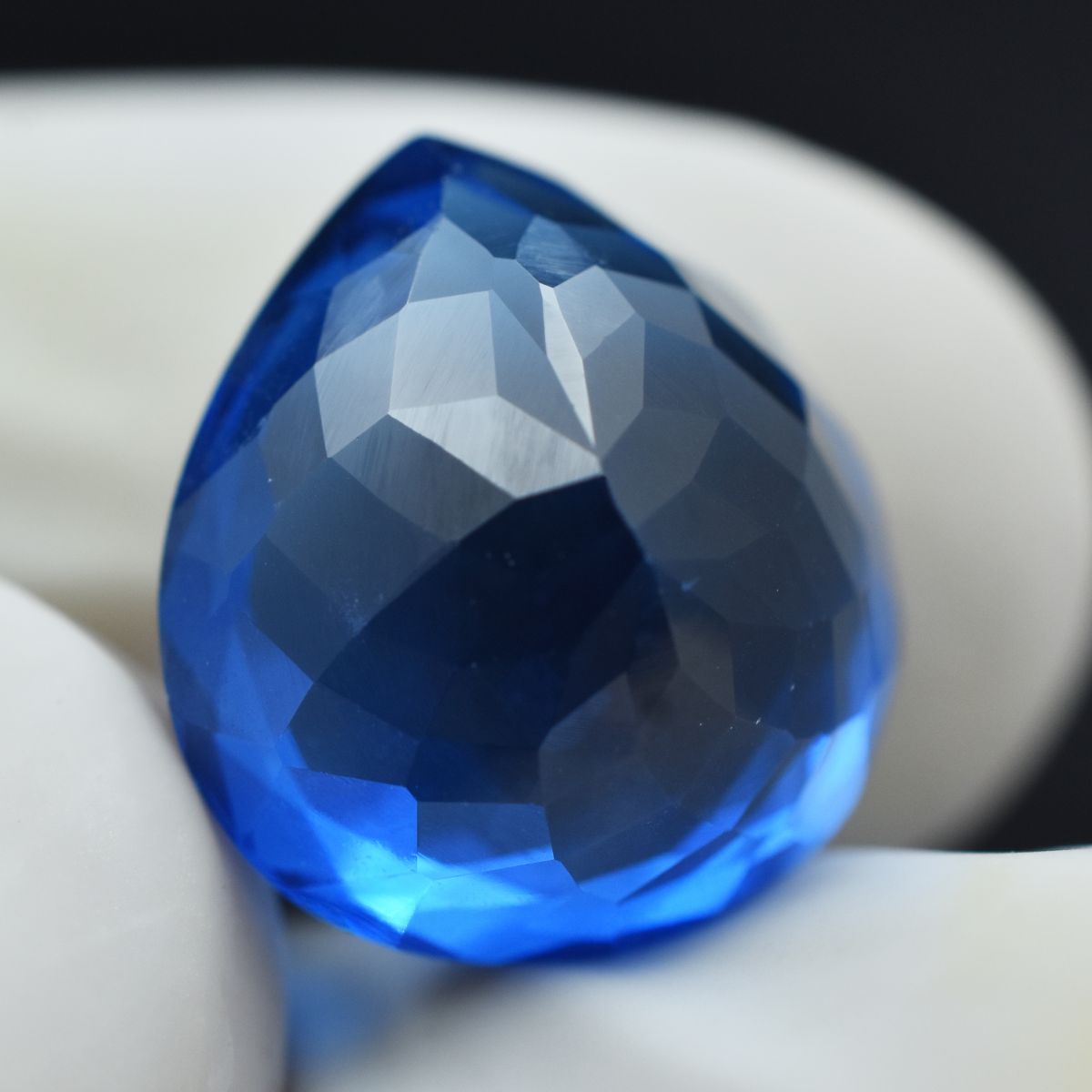 Natural 9.00 Ct Best Pear Cut Blue Sapphire CERTIFIED Excellent Loose Gemstone